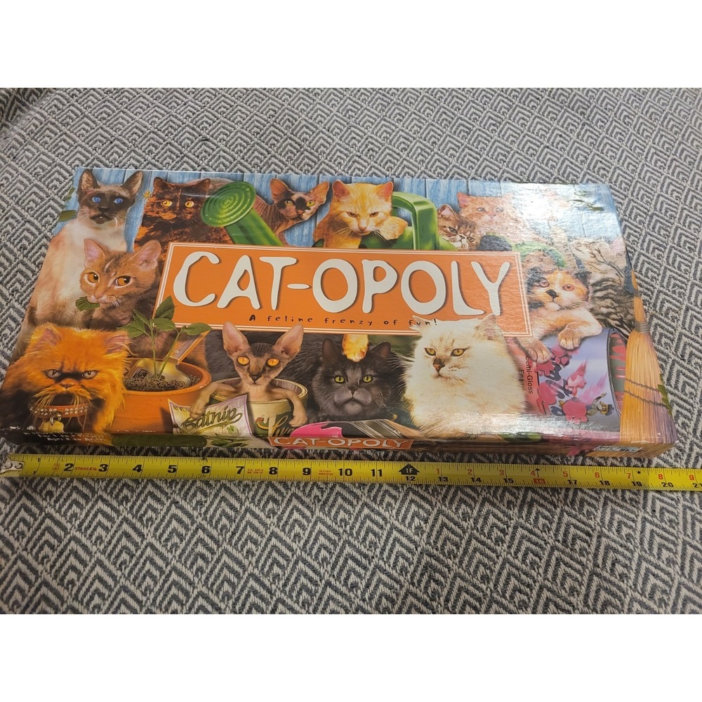 Catopoly Monopoly Board Game- Open Box. Never Played- See Description